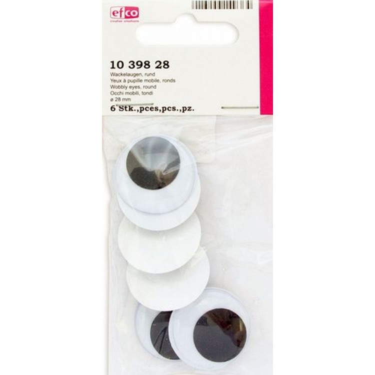 Efco 1039828 Глазки подвижные, круглые, 28 мм