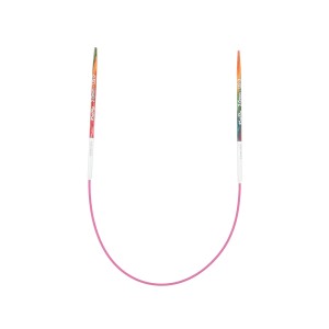 KnitPro Спицы круговые укороченные с поворотным тросиком Symfonie 2, 25 см