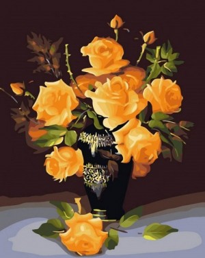 Белоснежка 078-CG Букет жёлтых роз