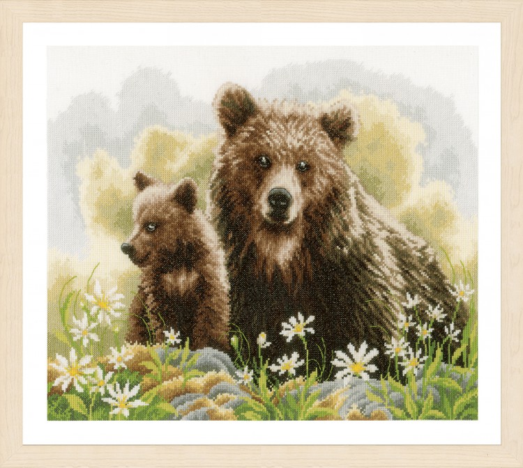 Набор для вышивания Lanarte PN-0194788 Bears in the woods