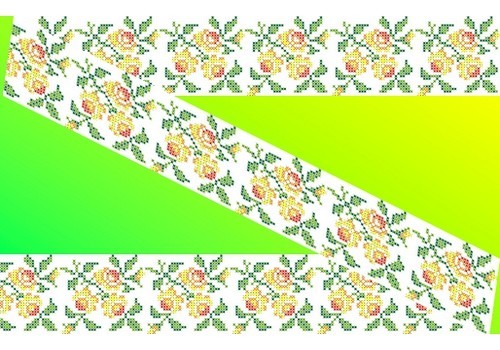 Каролинка КФО-011 - флизелин водорастворимый с рисунком