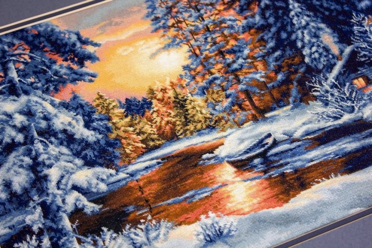 Набор для вышивания Luca-S G477 Зимний закат