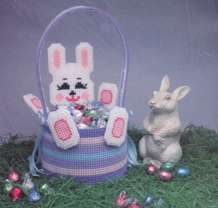 Набор для вышивания Needlecraft Ala Mode S91-632 Bunny Basket (Корзиночка с кроликом)