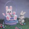 Набор для вышивания Needlecraft Ala Mode S91-632 Bunny Basket (Корзиночка с кроликом)