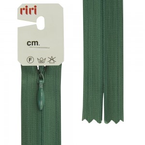 Riri 6010917/60/2745 Молния потайная, неразъемная, 4 мм, 60 см, зеленый