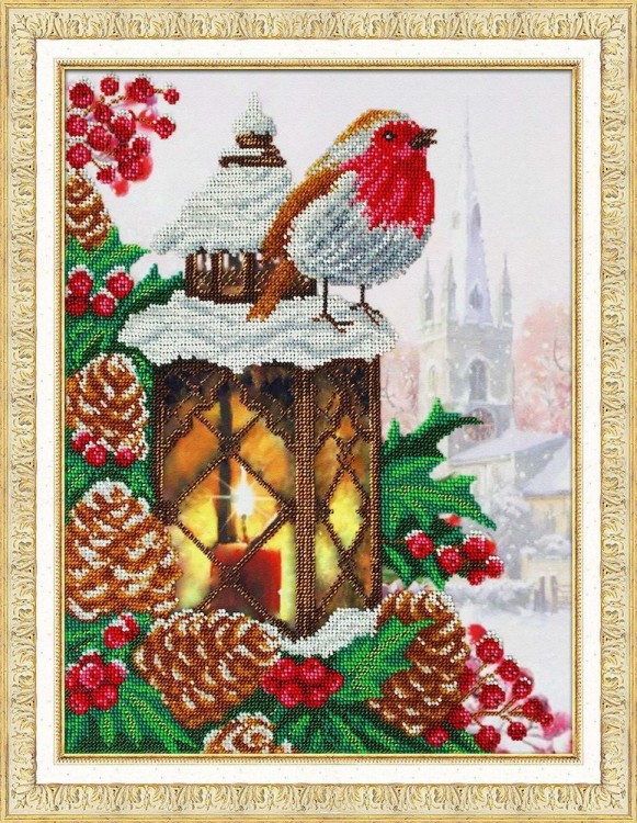 Набор для вышивания Паутинка Б-1495 Рождественский фонарик