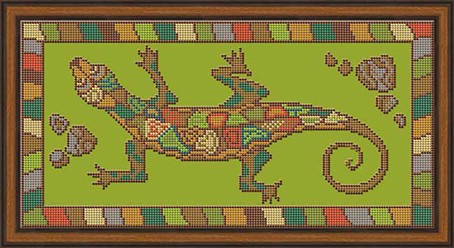 Набор для вышивания Galla Collection А403 Ящерица