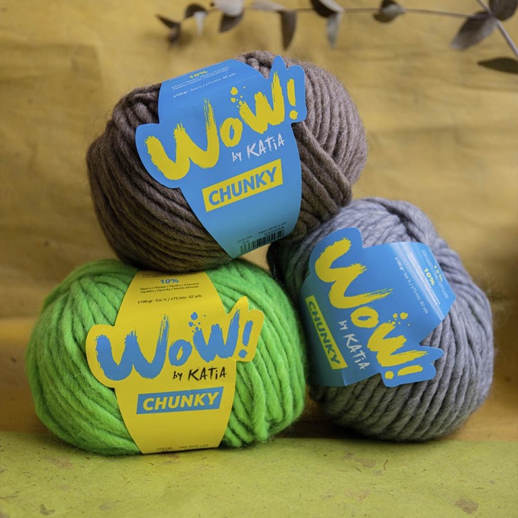 Пряжа для вязания Katia 1312 Wow-Chunky