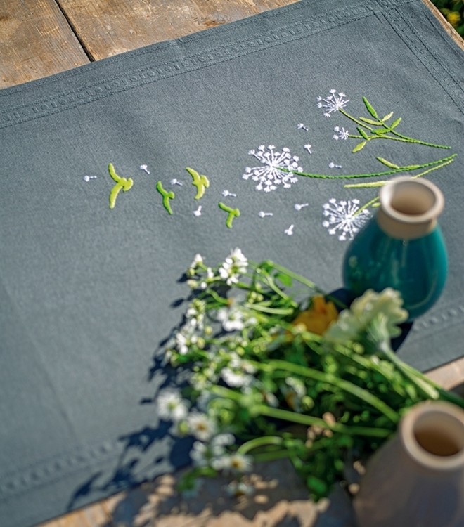 Vervaco PN-0196567 Дорожка "Цветочный пух"