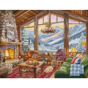 LetiStitch L9922 Winter Lodge (Зимний домик)
