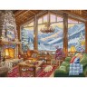 Набор для вышивания LetiStitch L9922 Winter Lodge (Зимний домик)