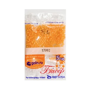 Preciosa Ornela 17992 Оранжевый бисер 10/0 5 г