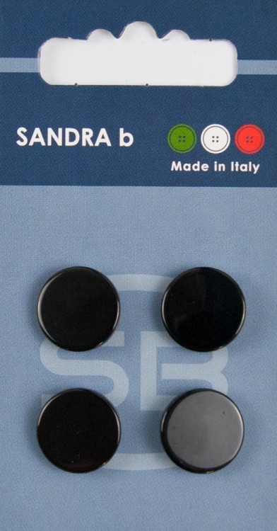 Sandra CARD173 Пуговицы, черный