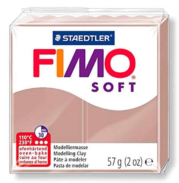 Fimo 8020-87 Полимерная глина Soft бежевая