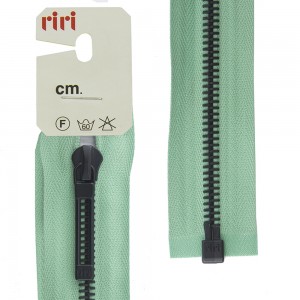 Riri 3054592/60/2706 Молния металлическая, разъемная, 6 мм, 60 см, светло-изумрудный