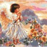 Набор для вышивания Белоснежка 4004-14 Ангел с цветами
