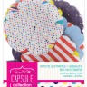 Docrafts PMA368106 Декоративные элементы "Крупные цветы" Spots & Stripes Brights