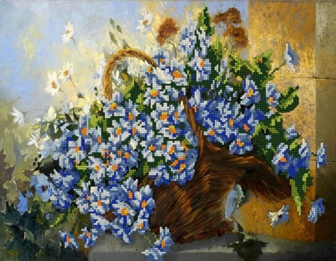 Конек 9783 Корзина ромашек