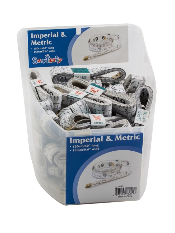 Hemline DJ.815 Сантиметровая лента с градацией в дюймах и сантиметрах