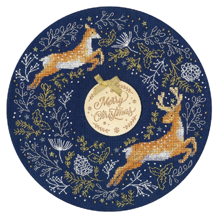 Bothy Threads XJS1 Woodland Wreath (Лесной венок) Bothy Threads XJS1 Woodland Wreath (Лесной венок)