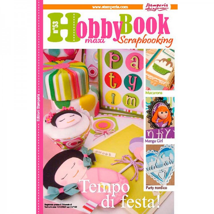 Stamperia LIBPIT53 Журнал "Hobby Book", скрапбукинг