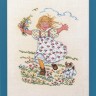 Набор для вышивания Eva Rosenstand 12-991 Девочка с цветами