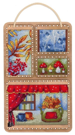 Щепка О-126 Осенний коллаж