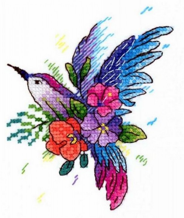 Набор для вышивания Жар-Птица В-256 Райская птичка