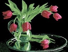 Jing Cai Ge 7225 Нежные тюльпаны