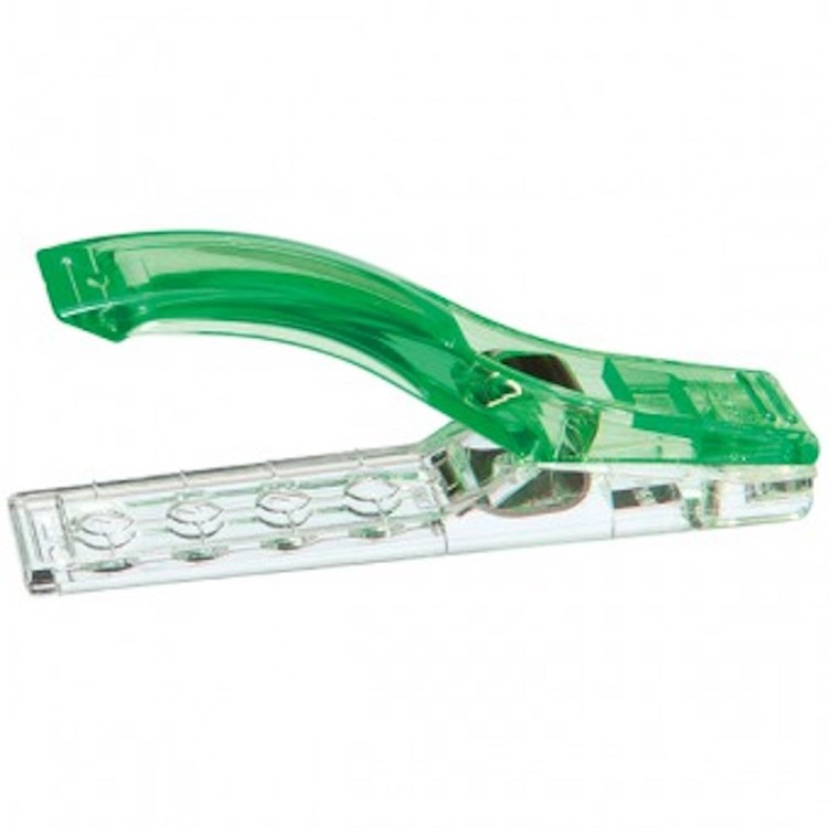 Clover 3157 Чудо-клипсы большие, зеленый (24 шт)