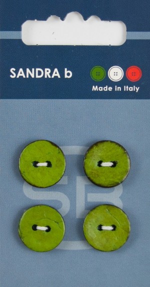 Sandra CARD074 Пуговицы, зеленый