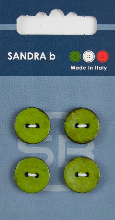 Sandra CARD074 Пуговицы, зеленый