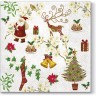 PAW Decor Collection SDL097600 Салфетка трехслойная для декупажа "Рождественские товары"