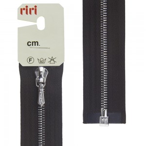 Riri 3000012/90/2226 Молния металлическая, разъемная, 4 мм, 90 см, темный шоколад
