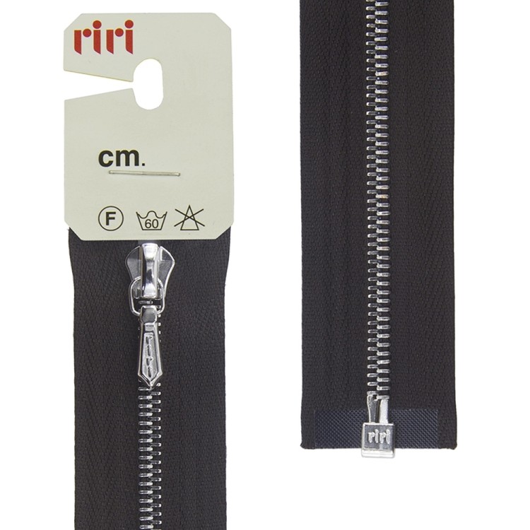 Riri 3000012/90/2226 Молния металлическая, разъемная, 4 мм, 90 см, темный шоколад