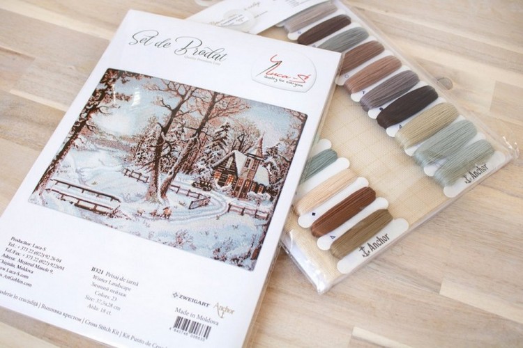 Набор для вышивания Luca-S B321 Зимний пейзаж