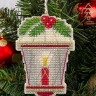 Набор для вышивания Овен 1698 Елочная игрушка "Фонарик"