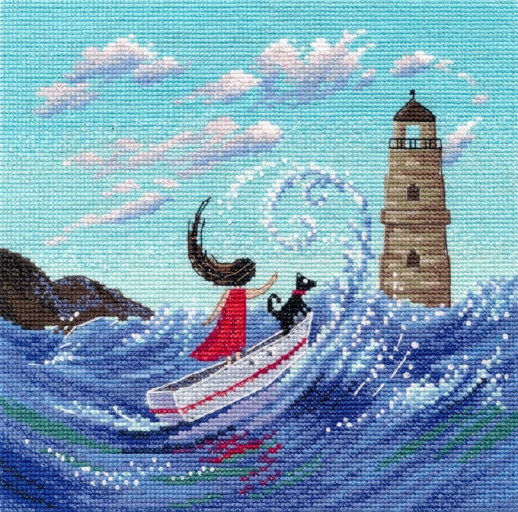 Набор для вышивания Овен 1714 По волнам