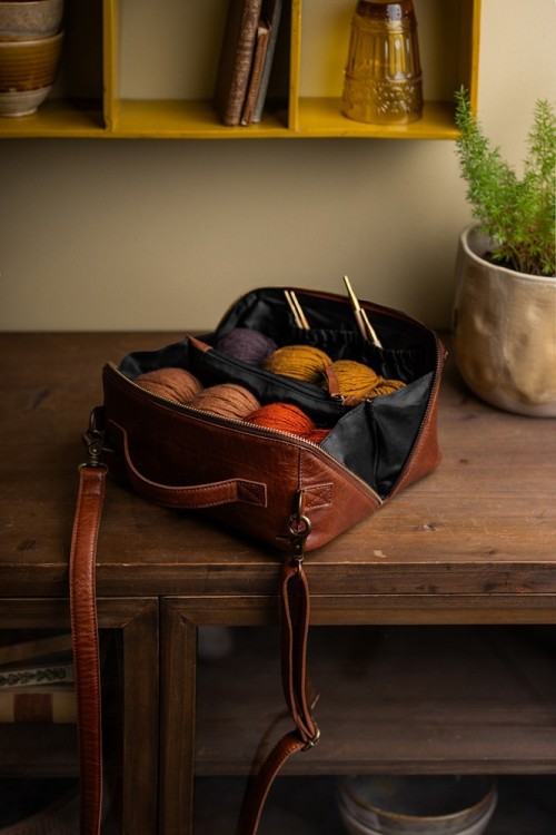 Muud QB-4447R2/Rich Brown Сумка-органайзер проектная "Cleo"