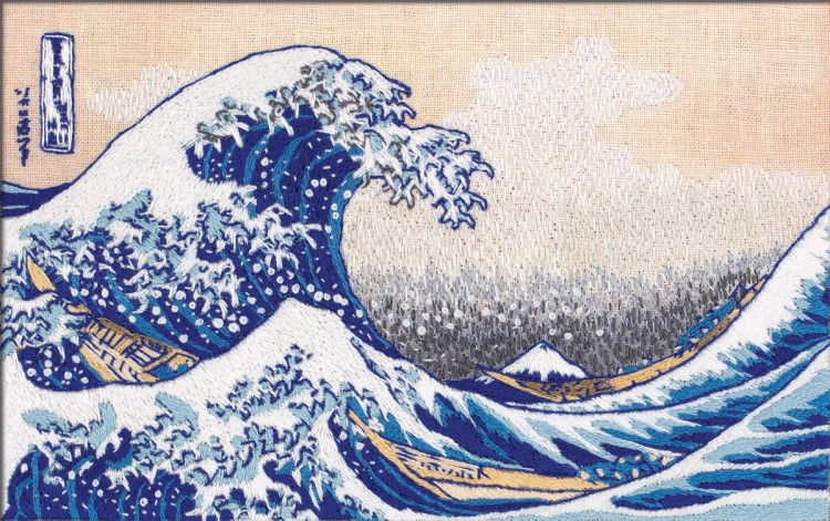 Набор для вышивания Панна MET-JK-2267 Большая волна в Канагаве