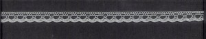 IEMESA 3174/29 Мерсеризованное хлопковое кружево, ширина 7 мм, цвет серебро