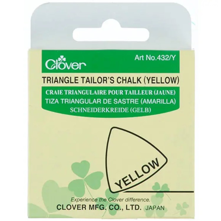 Clover 432/Y Мел портновский треугольный