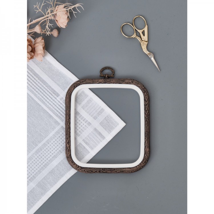 Nurge 230-11 Пяльцы-рамка квадратные каучуковые с подвесом