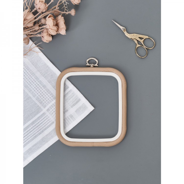 Nurge 230-11 Пяльцы-рамка квадратные каучуковые с подвесом