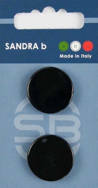 Sandra CARD175 Пуговицы, черный