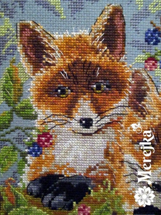 Набор для вышивания Мережка K-44 Лисички