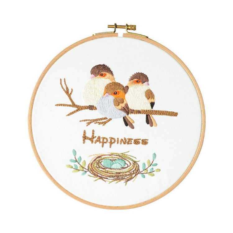 Набор для вышивания SemArt 003 Птицы (комплект из 4-х наборов)