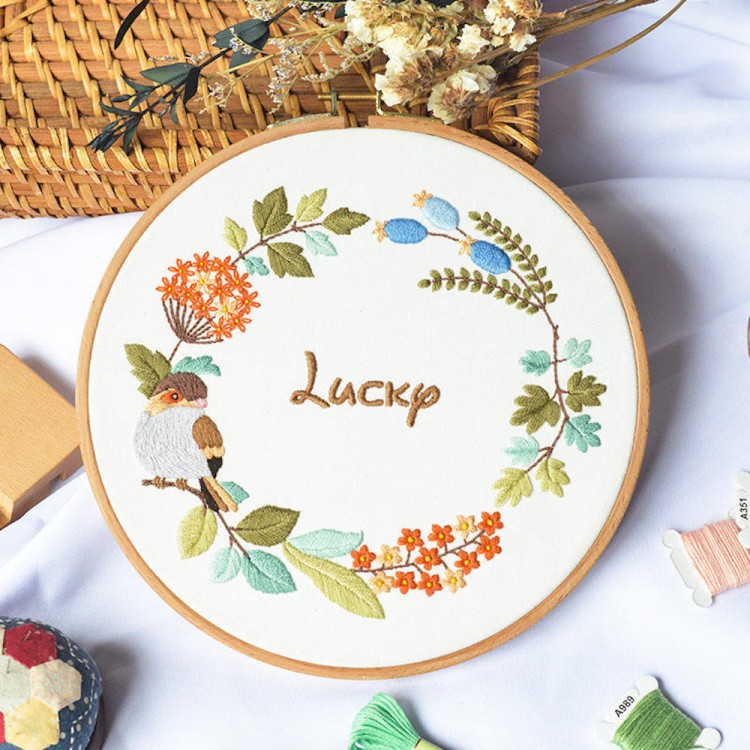 Набор для вышивания SemArt 003 Птицы (комплект из 4-х наборов)