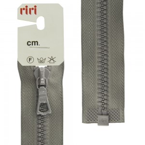 Riri 5753720/80/2106 Молния тракторная, разъемная, 6 мм, 80 cм, серый