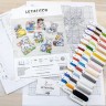 Набор для вышивания LetiStitch L8032 Easter Ornaments Kit